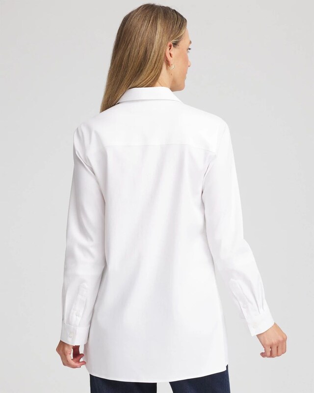 No Iron Embroidered Classic-Fit Shirt - image 3